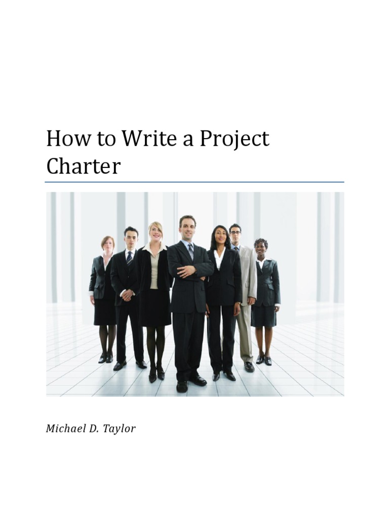 How To Write A Project Charter | PDF