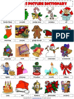 Christmas Picture Dictionary Worksheet