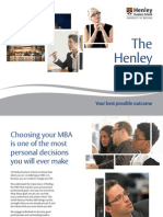The Henley MBA Brochure 2013