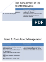 Issue 1: Poor Management of The Accounts Receivable: Current Solutions Future Solutions