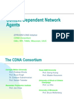 Context-Dependent Network Agents: EPRI/ARO CINS Initiative