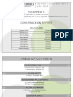 Building Construction Report 