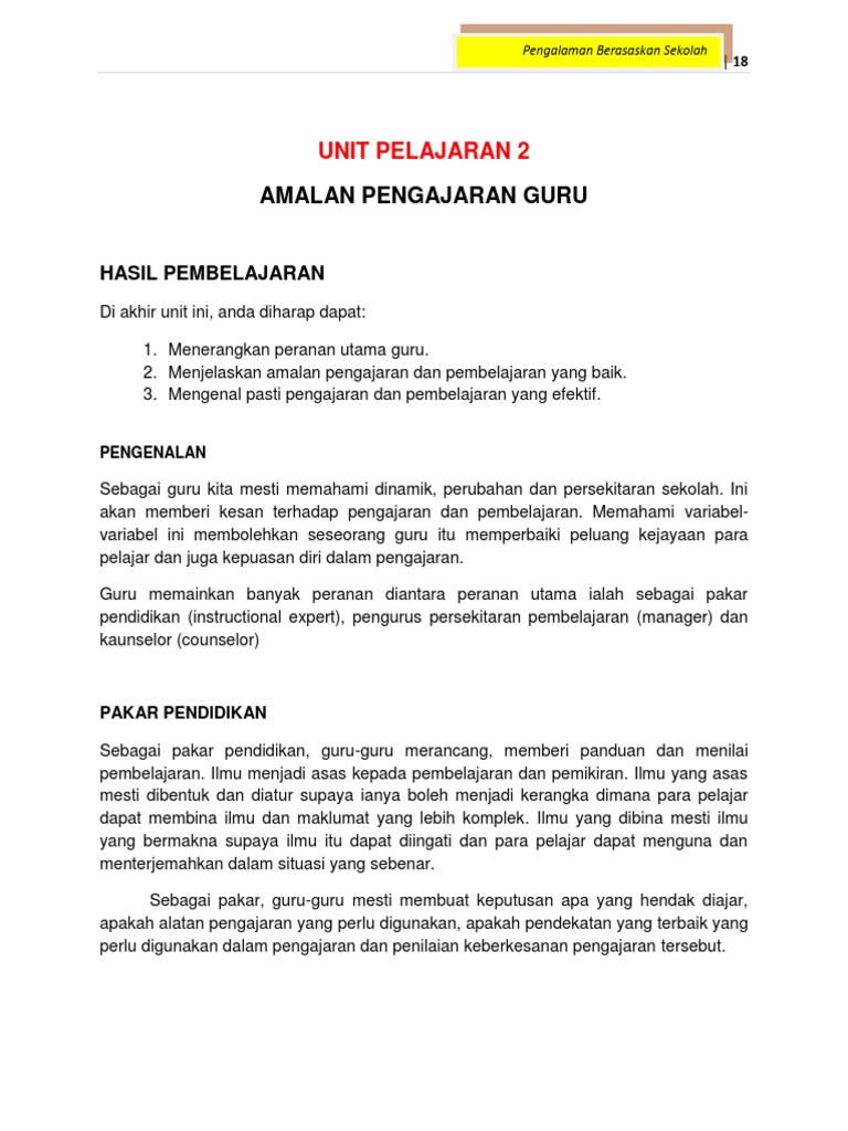 2 Amalan Pengajaran Guru