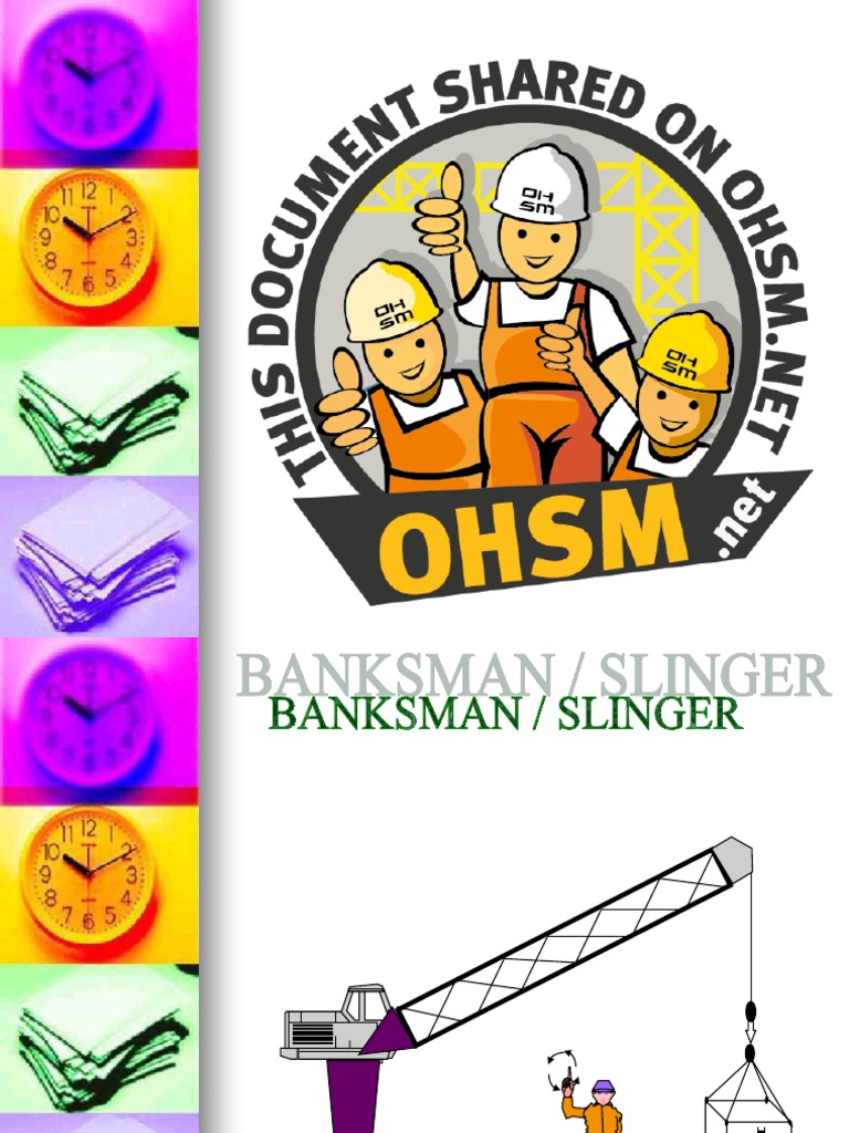 Banksman Slinger Elevator Crane (Machine)