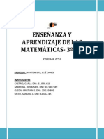 ENSEÑANZA Y APRENDIZAJE DE LAS MATEMÁTICAS