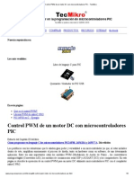 Control PWM de Un Motor DC Con Microcontroladores PIC - TecMikro