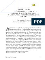Boyer. 2006. Revolución y Paternalismo Ecológico, Miguel Ángel de Quevedo y La Política Forestal en México, 1926-1940