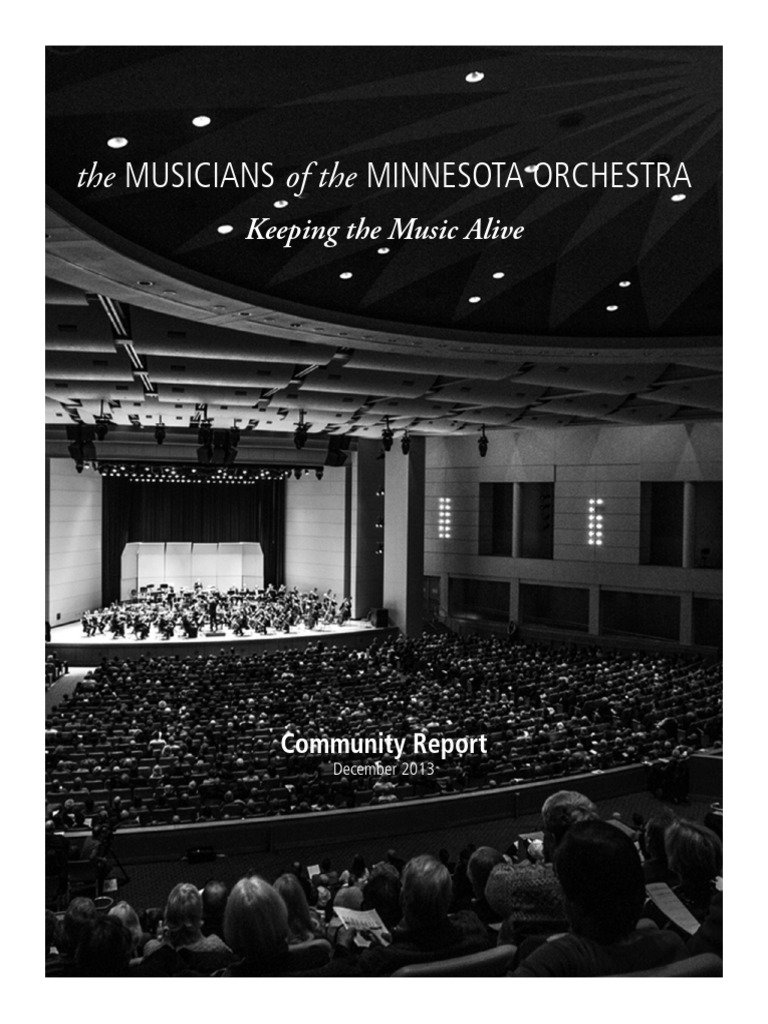 Musicians of the MN Orchestra Community Report Orquestas