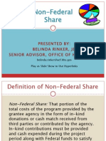 N E HSA Non Federal Share Pre Conf