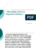 Minorităţile etnice în Republica Moldova