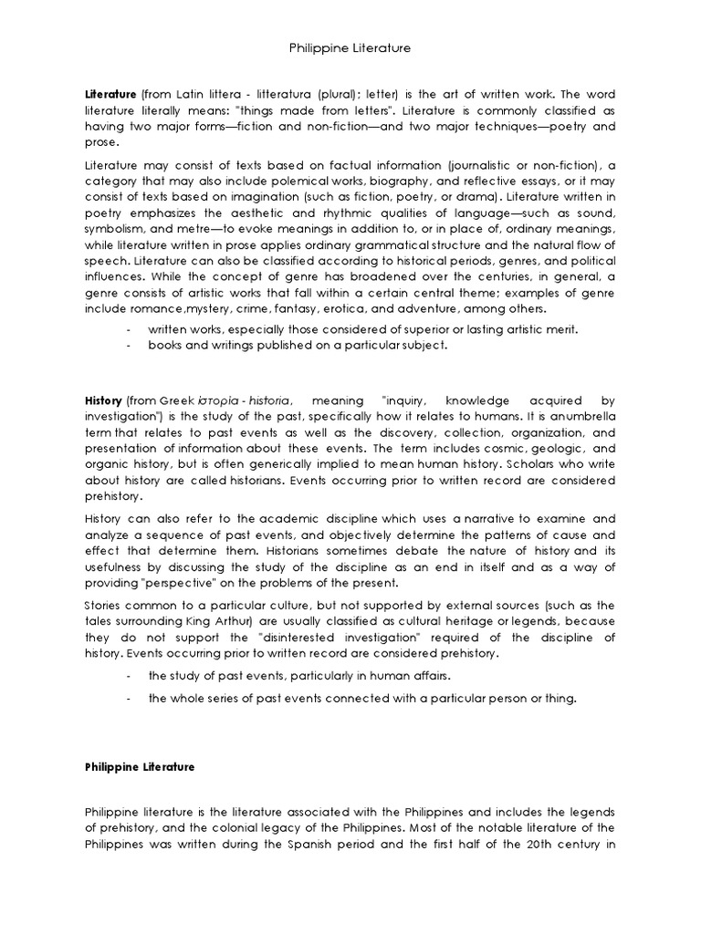 Literature review example pdf picture