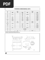 Powerso-20 Mechanical Data: Dim. Mm. Inch Min. TYP Max. Min. Typ. Max