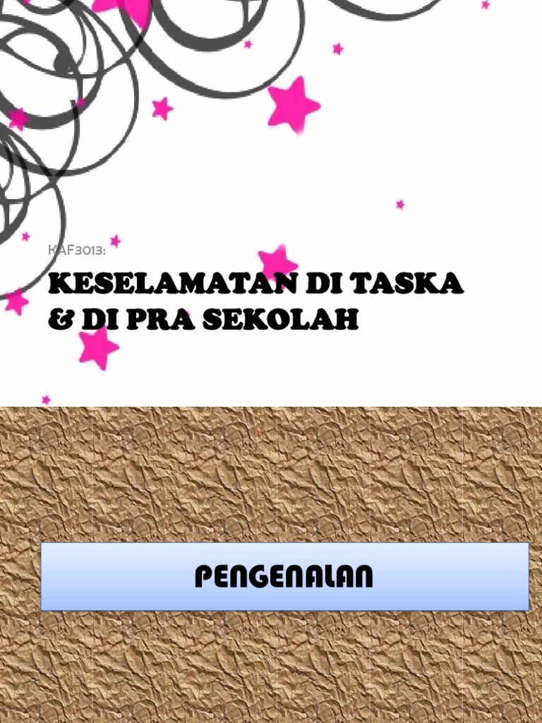 Keselamatan Di Taska & Prasekolah  PDF