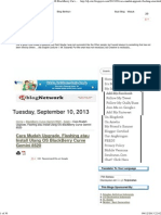 Cara Mudah Upgrade, Flash Atau Install Ulang BlackBerry (Dari Http://dj-Site - Blogspot.com)