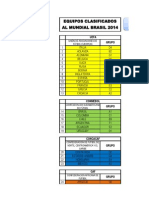 Mundial Brasil 2014 Excel Completo