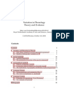 Variation in Phonology PDF