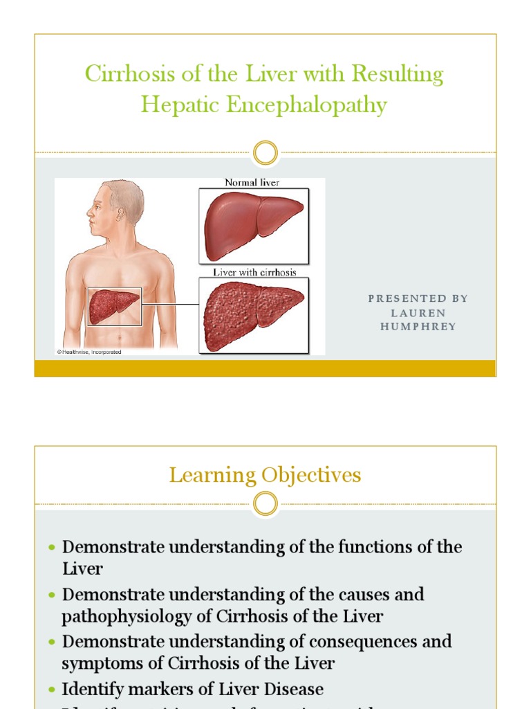 Case Study Cirrhosis of The Liver | PDF | Cirrhosis | Liver