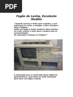 Foção de Lenha Sem Fumaça - Excelente Projeto  - Ilustrado