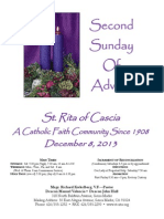 St. Rita Parish Bulletin 12/8/2013