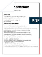 Semenov Resume PDF