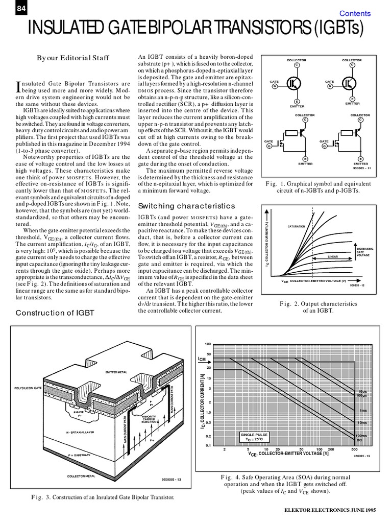 84 Insulated Gate Bipolar Transistors (Igbts) PDF Field Effect