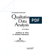 Qualitative Data Analysis An Expanded Sourcebook 2nd Edition