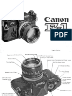 Canon F-1 Manual