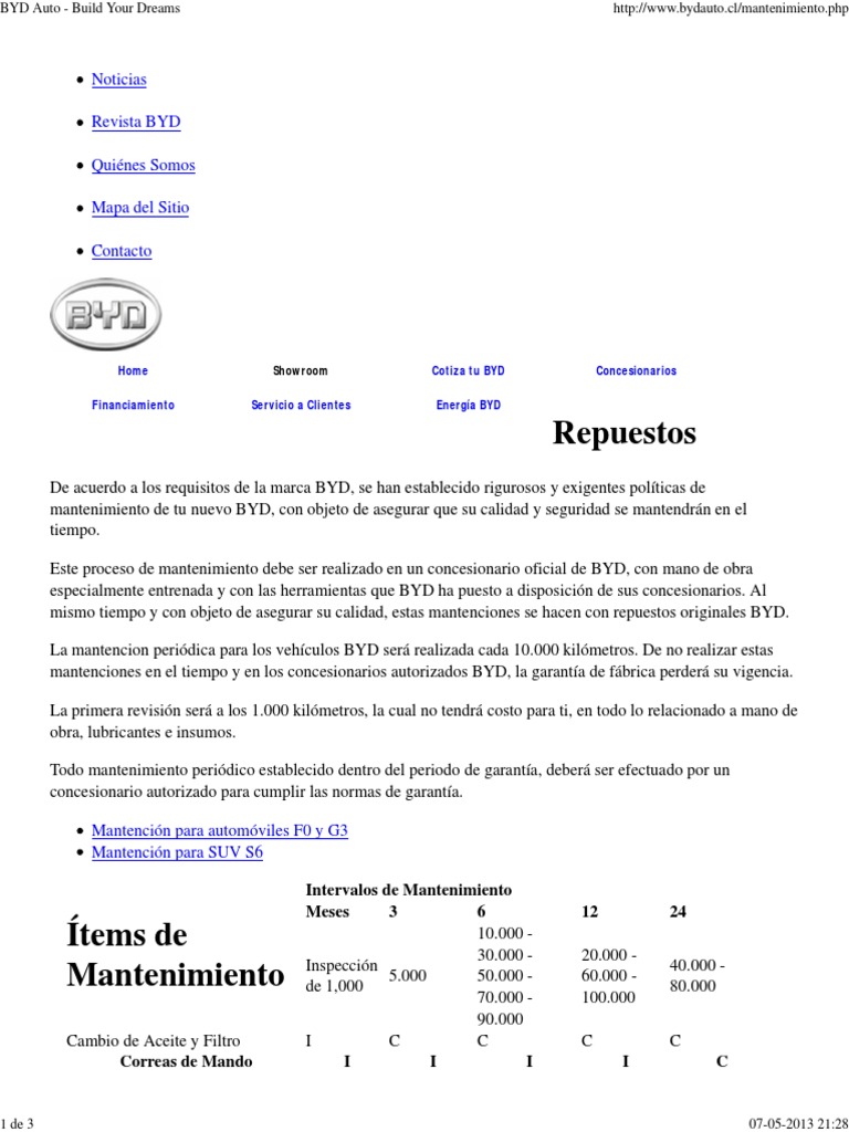 BYD Auto - Build Your Dreams | PDF | Coche | Neumático