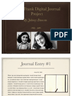 Anne Frank Digital Journal Project