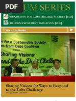 Download Sharing Visions on How To Respond to the Debt Challenge by Foundation for a Sustainable Society SN19057898 doc pdf