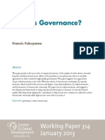 What Defines Effective Governance? Francis Fukuyama Explores Key Concepts