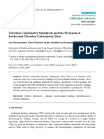 Titration Calorimetry Standards and The Precision of Isothermal Titration Calorimetry Data