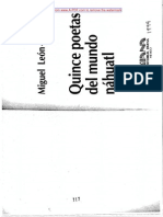 15 Poetas Del Mundo Nahuatl Leon Portilla