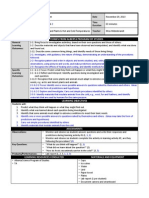 planning - blubber experiment