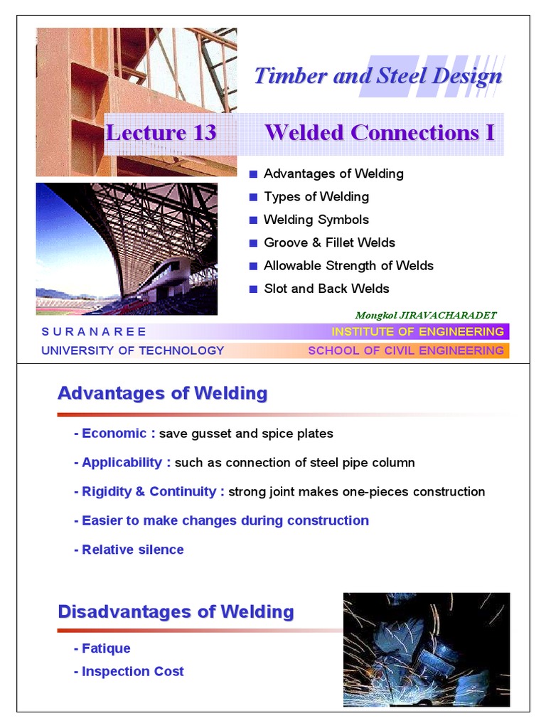 L13 Weld Connection | PDF | Technology & Engineering