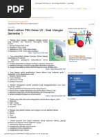 Soal Latihan Pkn Kelas Vii Soal Ulangan Semester 1 Yusuf Blog