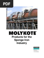 Molykote For Sponge Iron Industry