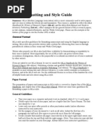 Download MLA Formatting and Style Guide by cepriano SN19062266 doc pdf