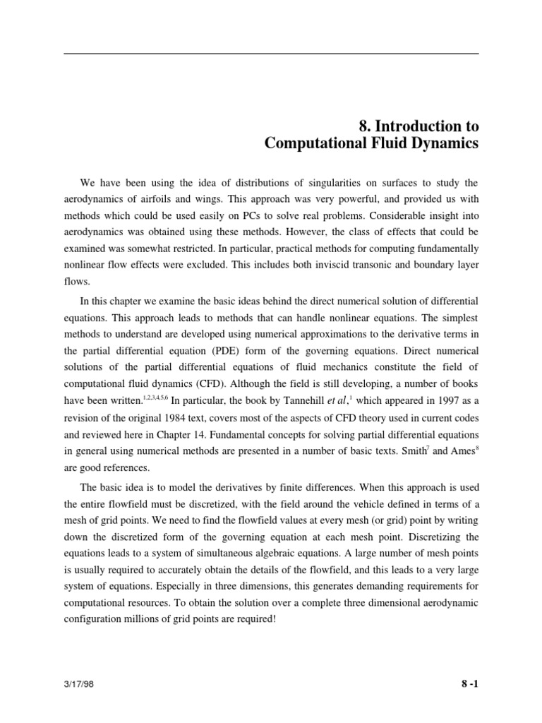Introduction to Computational Fluid Dynamics | PDF