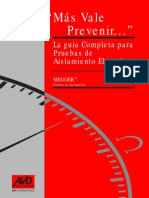 Guia Completa Para Pruebas de Aislamiento Electrico