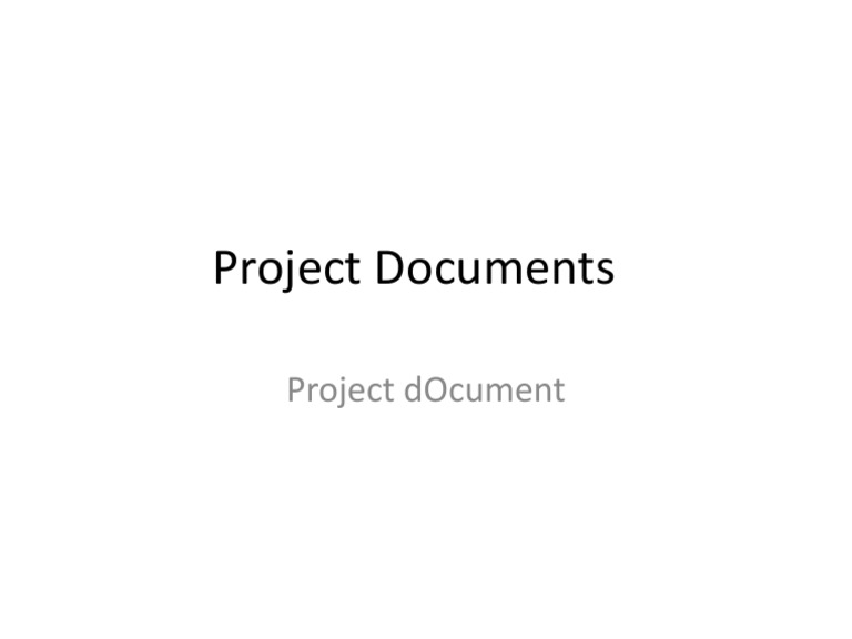 Project Document | PDF