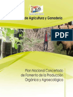 Plan Nacional Concertado de Fomento de de La Produccion Organica y Agroecologica