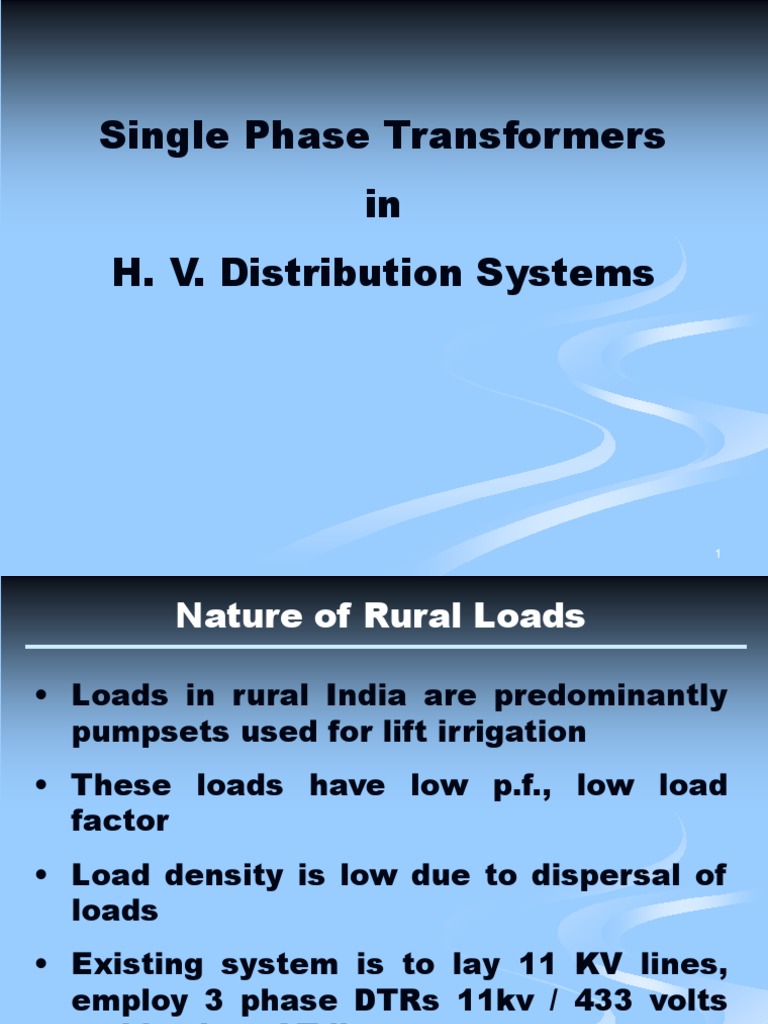 High Voltage Distribution System Overview | PDF | Electric Power ...