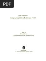 Download Case Studies on Mergers Acquisitions  Alliances - Vol I by ibscdc SN19064683 doc pdf