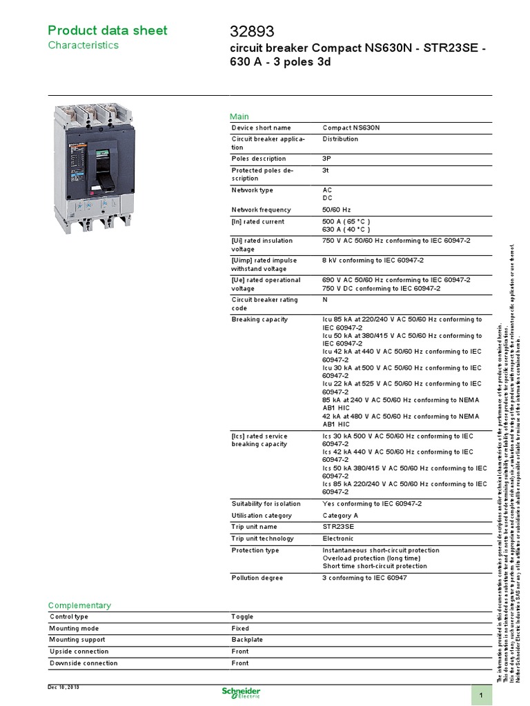 Compact NS630N | PDF | Electrical Network | Voltage