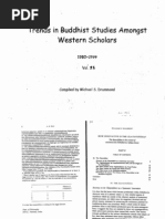 Trends In Buddhist Studies Amongst Western Scholars Vol 11