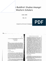 Trends in Buddhist Studies Amongst Western Scholars Vol. 13
