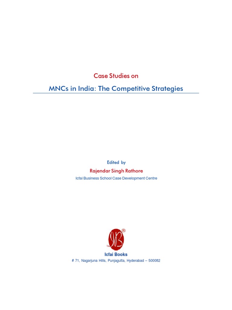 A case study on any national or international company image