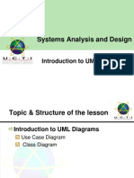 Systems Analysis and Design: Introduction To UML Diagrams