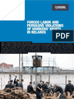 Forced Labor Belarus Report FIDH&Viasna